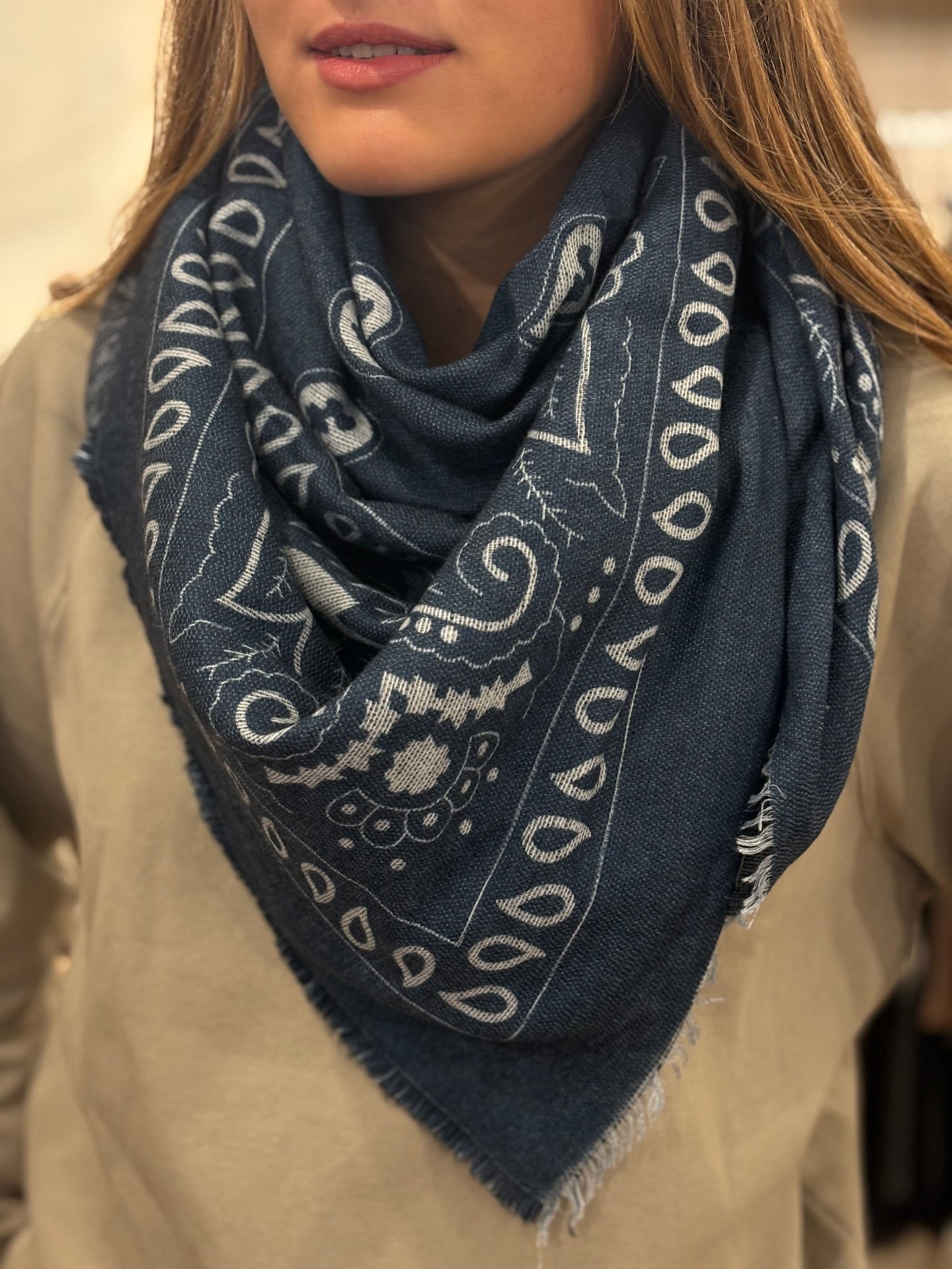 Bandana XL Bleu marine