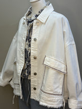 Charger l'image dans la galerie, Veste Anne blanche contour poches
