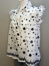 Charger l'image dans la galerie, Chemise Rosy blanc et marine
