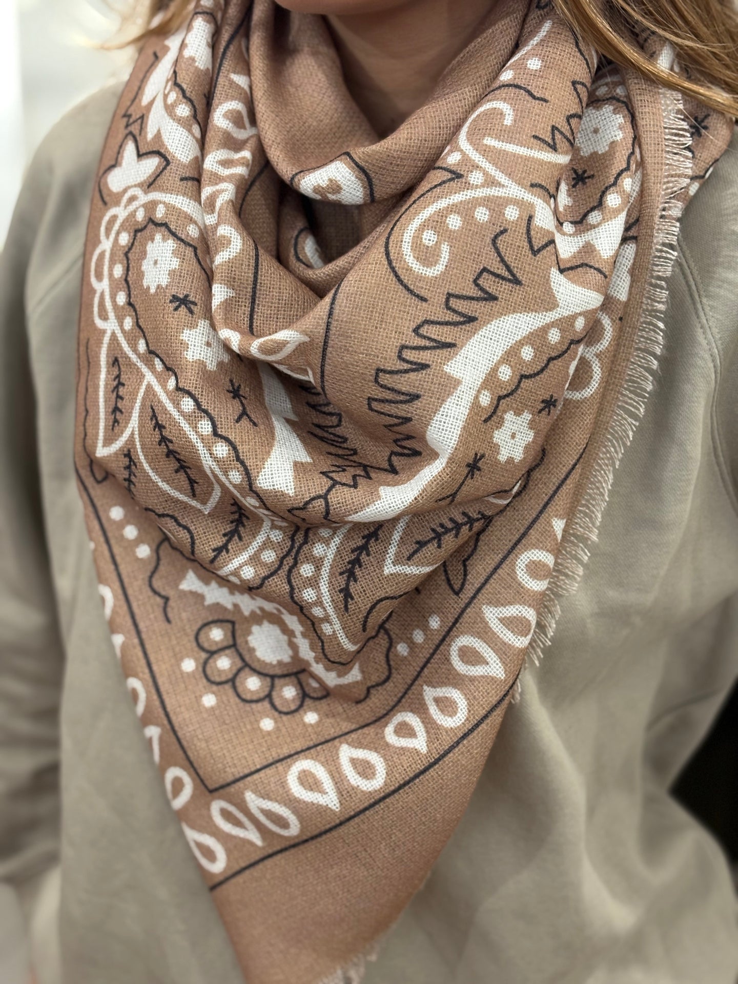 Bandana XL Camel