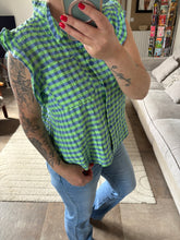 Charger l'image dans la galerie, Chemise Cory bleu et verte
