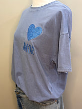 Charger l'image dans la galerie, T-Shirt Violetta bleu
