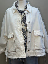 Charger l'image dans la galerie, Veste Anne blanche contour poches
