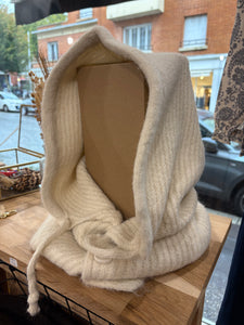 Cagoule écru